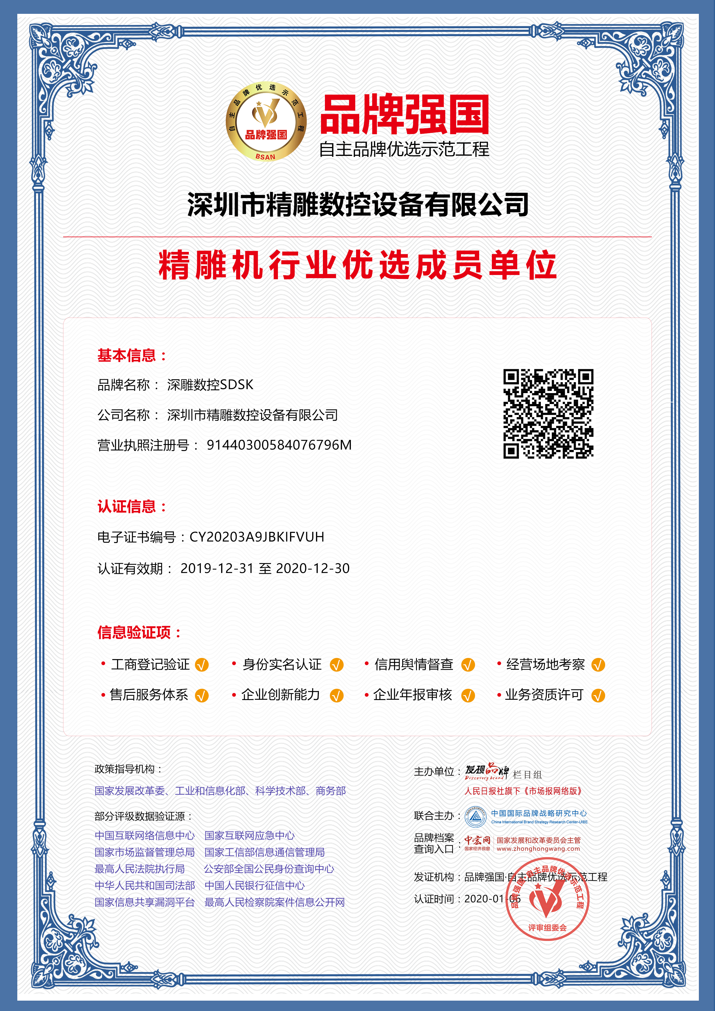 品牌強國/SDSK/深雕數控十年品牌值得信賴
